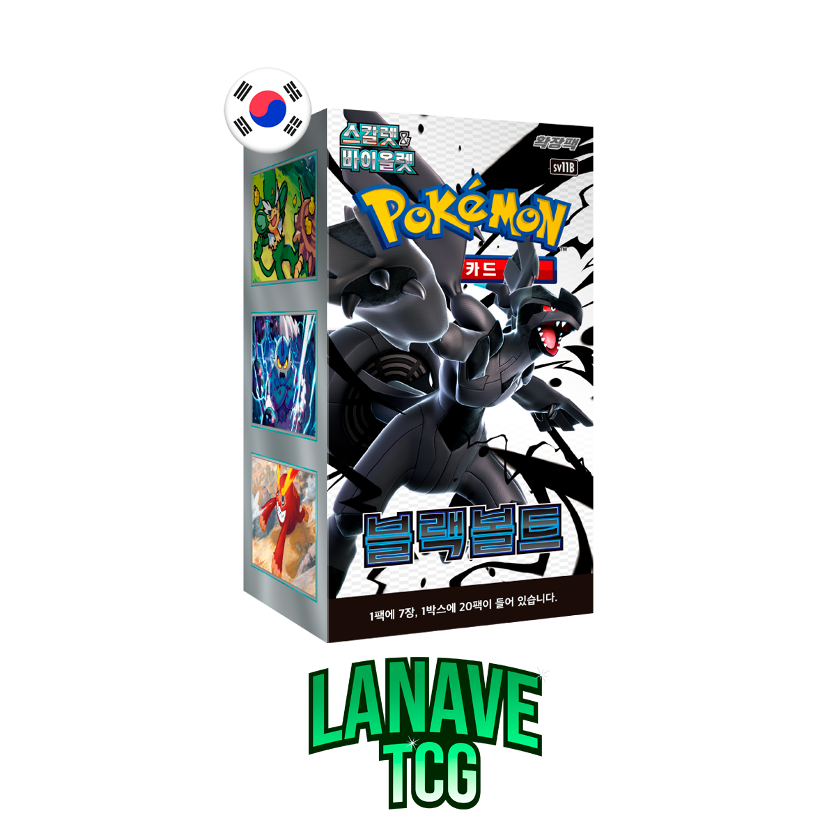 Black Bolt Caja de 30 Sobres Coreano