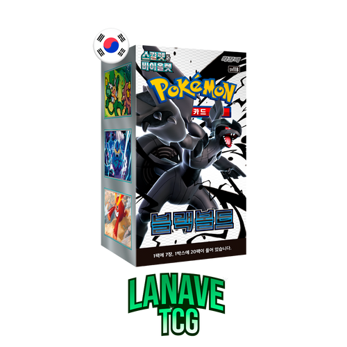 Black Bolt Caja de 30 Sobres Coreano