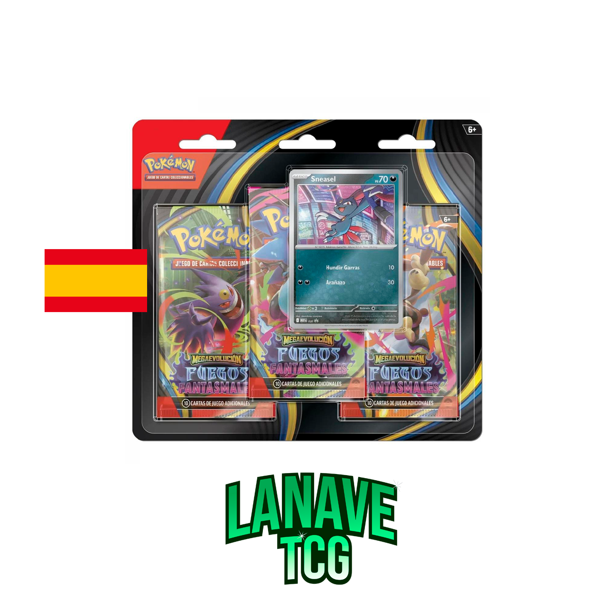 Blister 3 Sobres Fuegos Fantasmales