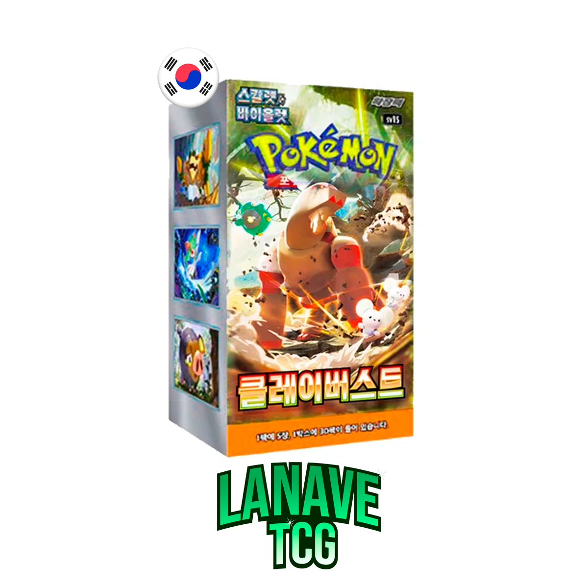 Clay Burst Caja de 30 Sobres Coreano