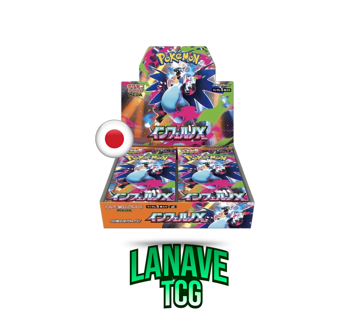Inferno X Caja de 30 Sobres Japonés