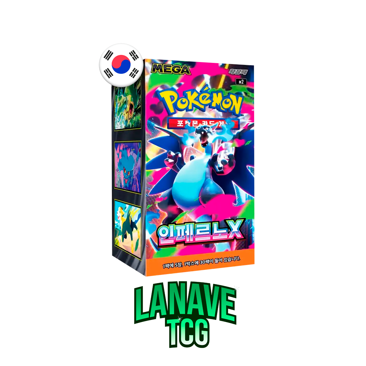 Inferno X Caja de 30 Sobres Coreano