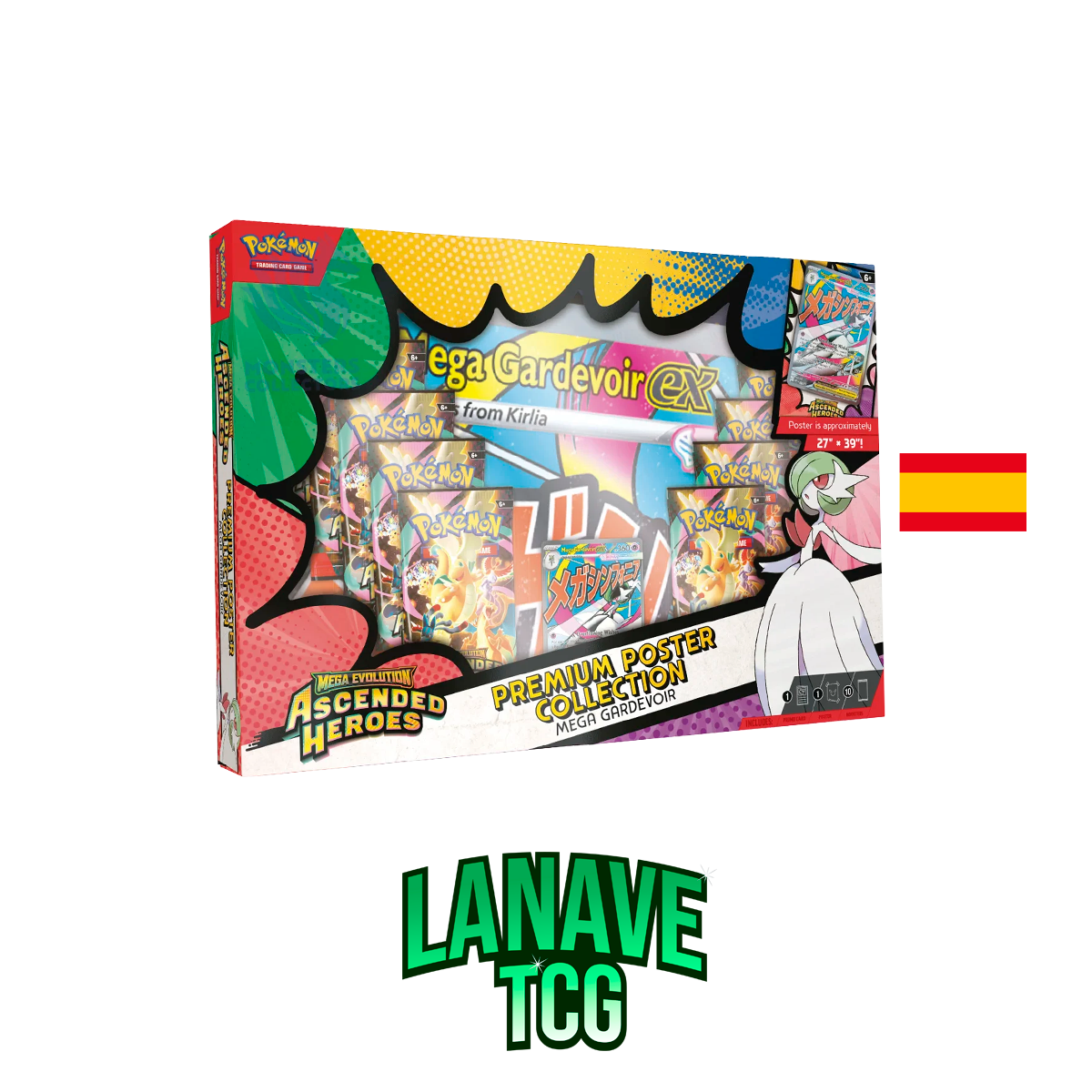 Colección con poster Heroes Acendentes Gardevoir ( Envio el 24-06)