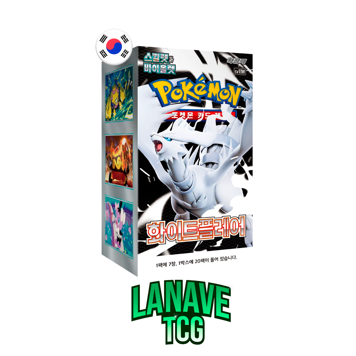 White Flare Caja de 30 Sobres Coreano