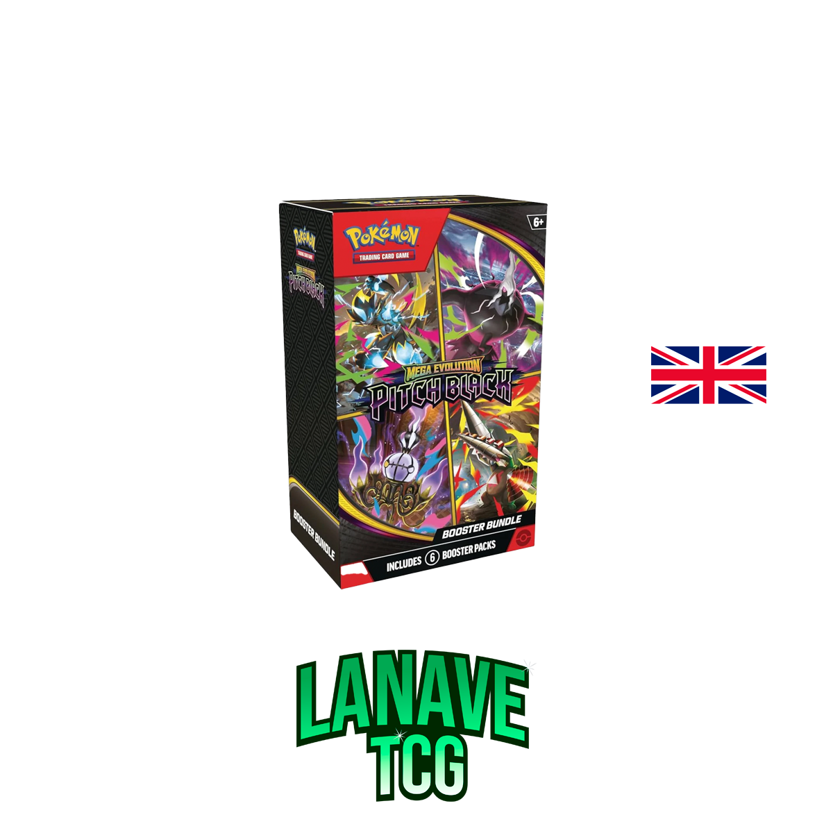 Booster bundle Pitch Black Ingles 6 sobres